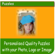 Personalised Quality Puzzles
with your Photo, Logo or Image 