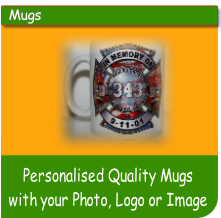 Personalised Quality Mugs 
with your Photo, Logo or Image 